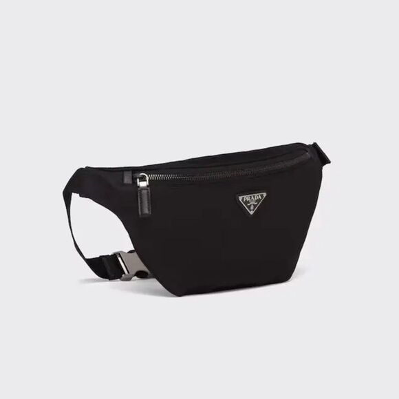 PRADA Authentic Re-Nylon and Saffiano Leather belt bag W/ Authentication Card - Picture 1 of 13